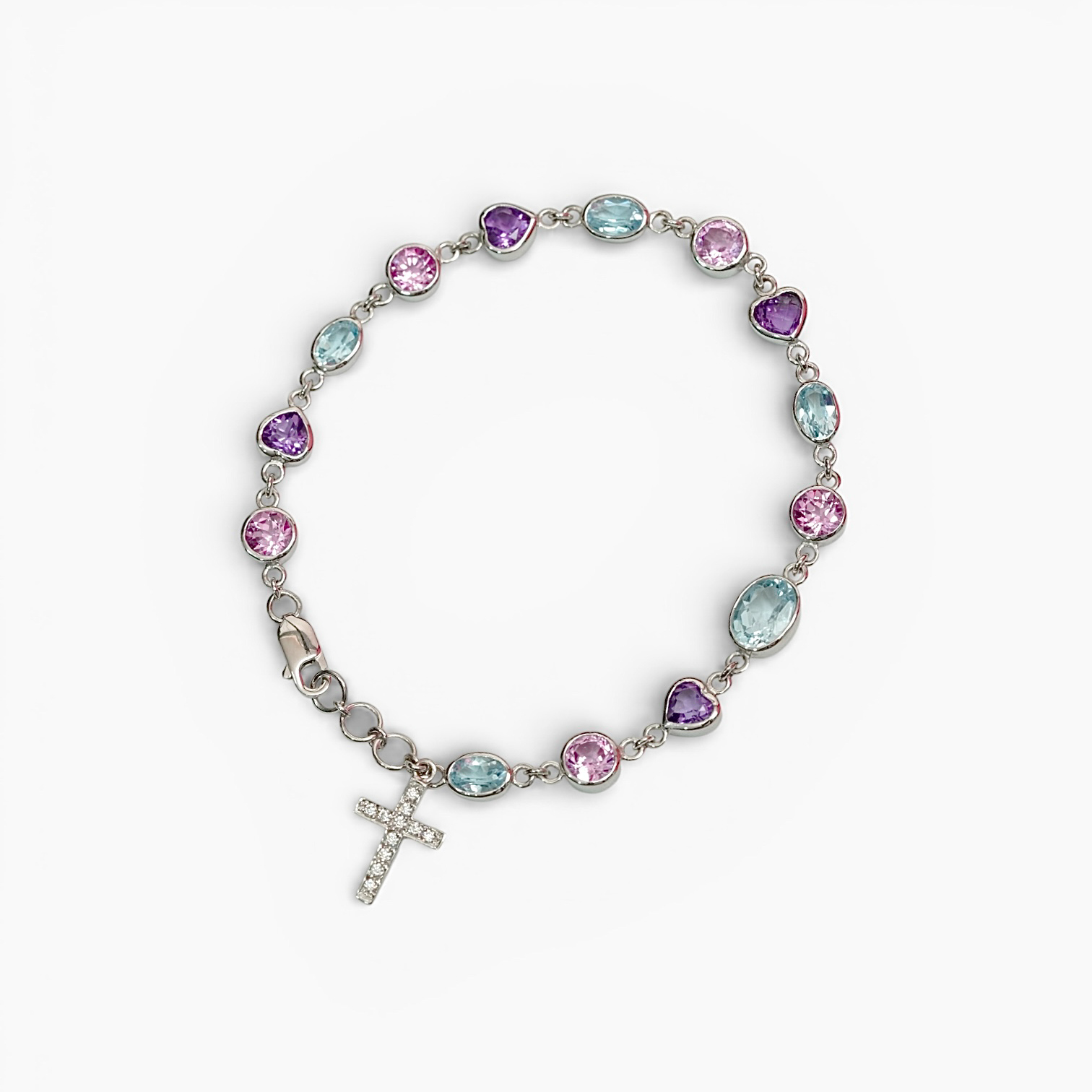 Romantic Multicolored Stone Bracelet