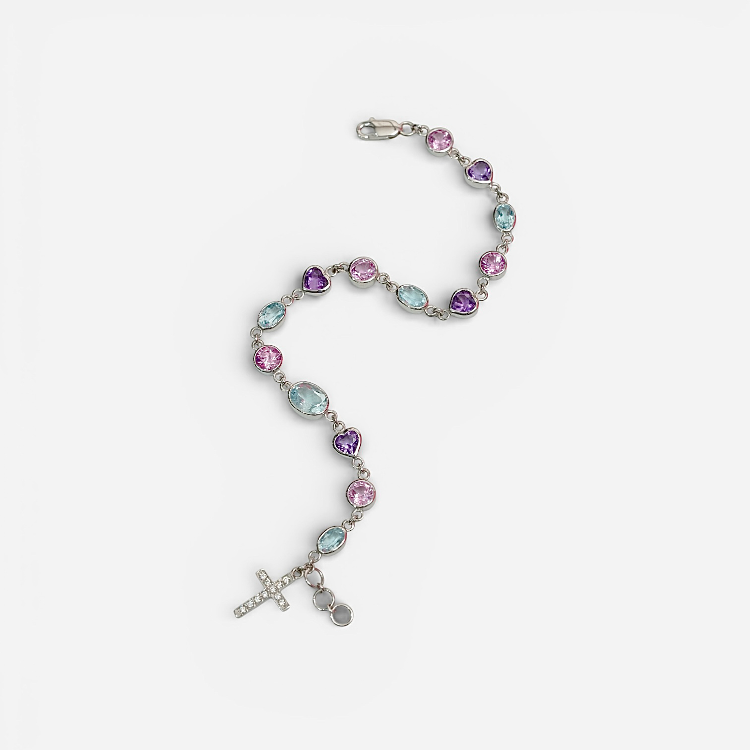 Romantic Multicolored Stone Bracelet - Image 2